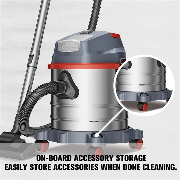 Cord-free wet and dry vacuum cleaner