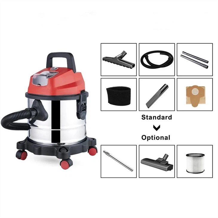 Portable wet and dry vacuum cleaner
